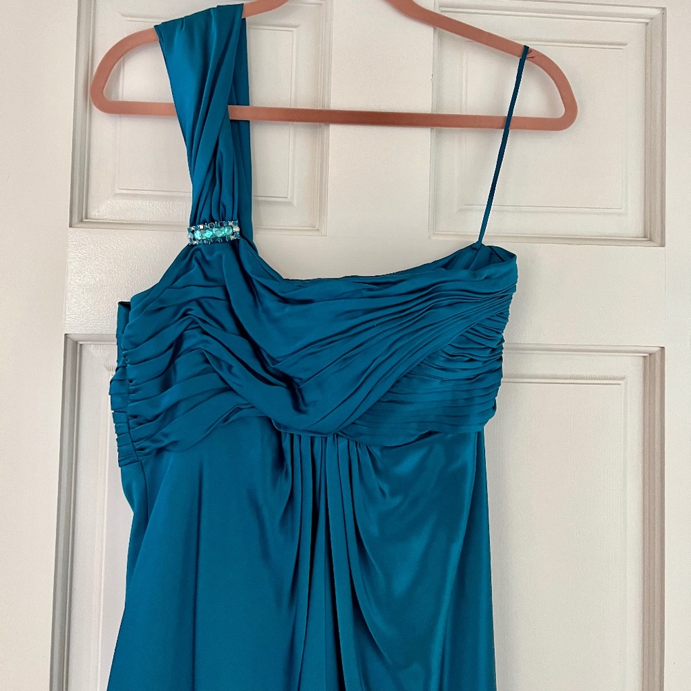 Marc Bouwer teal evening gown in size 6